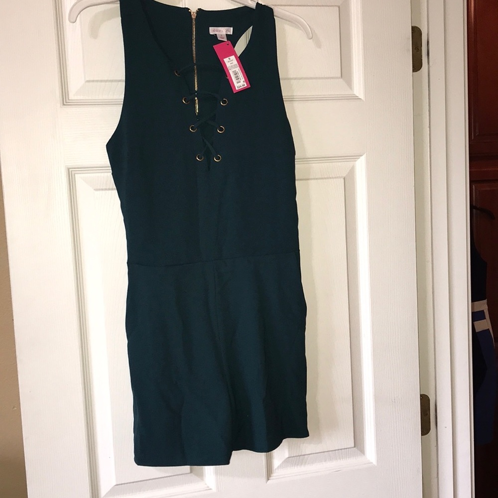 NWT Green Romper S